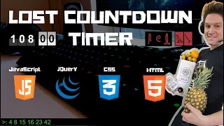 LOST JavaScript Countdown Timer with jQuery CSS and HTML