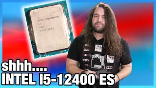 Download We're Not Supposed to Have This: Core i5-12400 ES Benchmarks \u0026 Preview (Engineering Sample) MP3