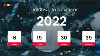 Happy Holidays Javascript New Year Countdown Timer Full Tutorial