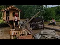 Download Lagu Full Video: The young CEO built a cabin in a tree  | A terrible flood swept everything away