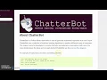 ChatterBot installation and programming
