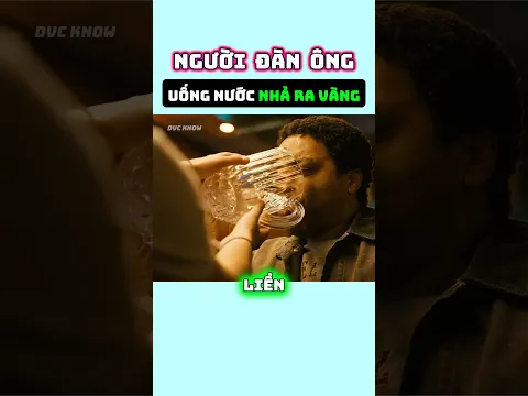 Người đàn ông uống nước nhả ra vàng
