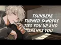 ASMR Roleplay Tsundere Turned Yandere Ties You Up and Spanks You