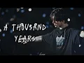 jungkook — a thousand years (fmv) ♡