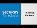 How Contacts are Blocked on Securus