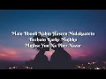 Zara Zara (Lyrics) - Arjun Kanungo