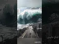 Download Lagu Scary tsunami attack ai scene #tsunami #waves #nature #city #sea #shorts #shortvideo #speed #scary