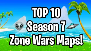 10 BEST NEW SEASON 7 ZONE WARS Fortnite Creative Map Codes