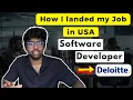 How I got the job in USA as Software developer