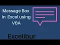 Message box in excel VBA English
