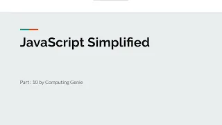 JavaScript Simplified Operator Precedence In JavaScript Part 10