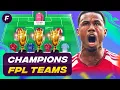 FINAL FPL TEAM from THREE Champions