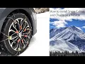 How to Install Snow Cables and Chains on a Vehicle