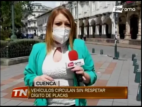 Vehículos circulan sin respetar dígito de placas