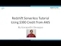 AWS Redshift Serverless Next Tutorial For Beginners