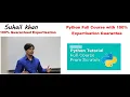 python Full Course online Live training world wide Contact 91 9773038607 FREE DEMO LECTURE