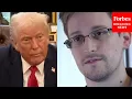 WATCH Reporter Asks Trump If He s Considering Pardoning Edward Snowden