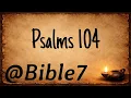 Psalm 104 O Lord My God You Are Very Great ESV Bible Bible7