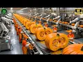 Factorybis : From Whole Pumpkins to Canned Puree (Full Process)