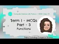 CBSE Class XII Computer Science with Python - Term I