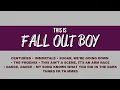 Download Lagu This is FALL OUT BOY ♫ | Songs Compilation ♫