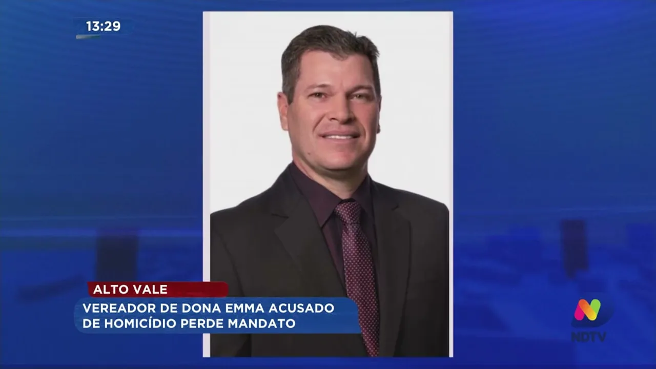 Vereador de Dona Emma acusado de homicídio perde o mandato