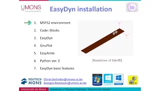 Windows EasyDyn Installation Part MSYS2