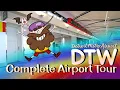 Getting Around Detroit Metro Airport DTW - Complete Airport Tour