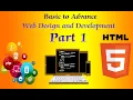HTML Bangla Tutorial Web Design Basic Course Part 1