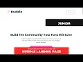 Huddle Landing Page SASS and Responsive