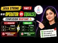 Java vs equals Explained in Hindi String Comparison Java Complete Course