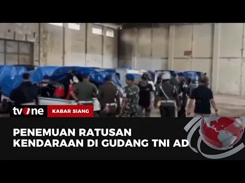 Ratusan Kendaraan di Gudang TNI AD Sidoarjo Viral di Medsos