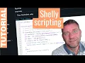 Trying and getting stuck with Shelly scripting