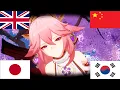 Yae Miko Wakes You Up in 4 Different Languages