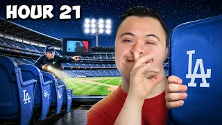 We Spent 24 HOURS in a Stadium **CHALLENGE**