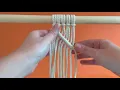 Easy Beginner-Friendly Macrame Double Half-Hitch Knot Clove Hitch Tutorial