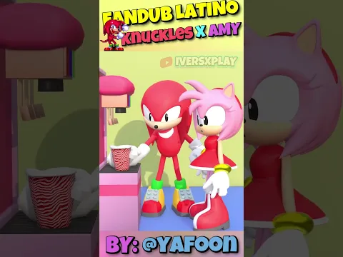 KNUCKLES Y AMY LO HACEN MUY RAPIDO🤨 #sonic #rosesonic #fandub