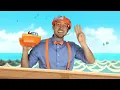 Boats for Kids | Blippi Nursery Rhyme - The Boat Song