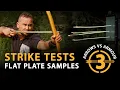 Flat Plate Strike Tests - for Arrows vs Armour 3