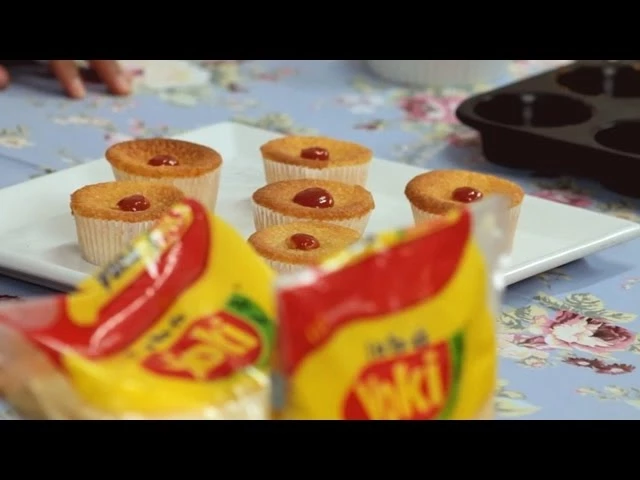 RECEITAS JUNINAS CUPCAKE DE GOIABADA POR CLAUDIA DARONCHO