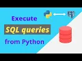 EP 02 Python SQL Execute SQL queries from Python 2021