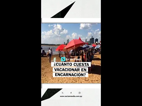 #EnUnFlash ⚡| Esto es lo que cuesta pasar el día en las playas de Encarnación. ⛱️