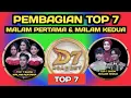 PEMBAGIAN TOP 7 SHOW MALAM PERTAMA DAN TOP 7 SHOW MALAM KEDUA / DANGDUT ACADEMY 7