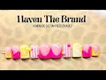 HOW TO Press On Nail Tutorial 3d Lemon 3d lines stripes summer nail design HavenTheBrand