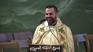 الشعب يرن م  يسوع انت الهي   مع الاب روي عبدالله وجوقة مير   دير القديسة تريزيا سهيلة      دندنها