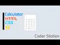 Create a Stylish Calculator Using HTML CSS and JavaScript Beginner-Friendly Tutorial