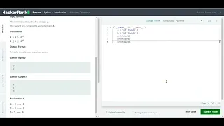 Hackerrank Python Arithmetic operators
