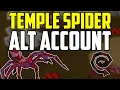 OSRS - How Much Does A Temple Spider Alt Make 3 HOURS