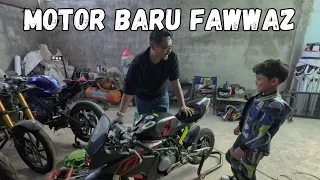 MOTOR BARU FAWWAZ BUAT BALAPAN!