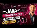 JAVA Chapter 3 Values Data Types MUST WATCH